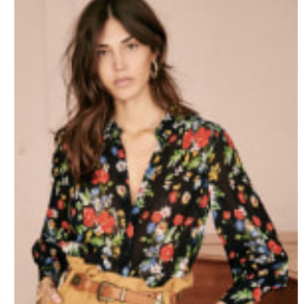 NWT Sezane Tianna Blouse